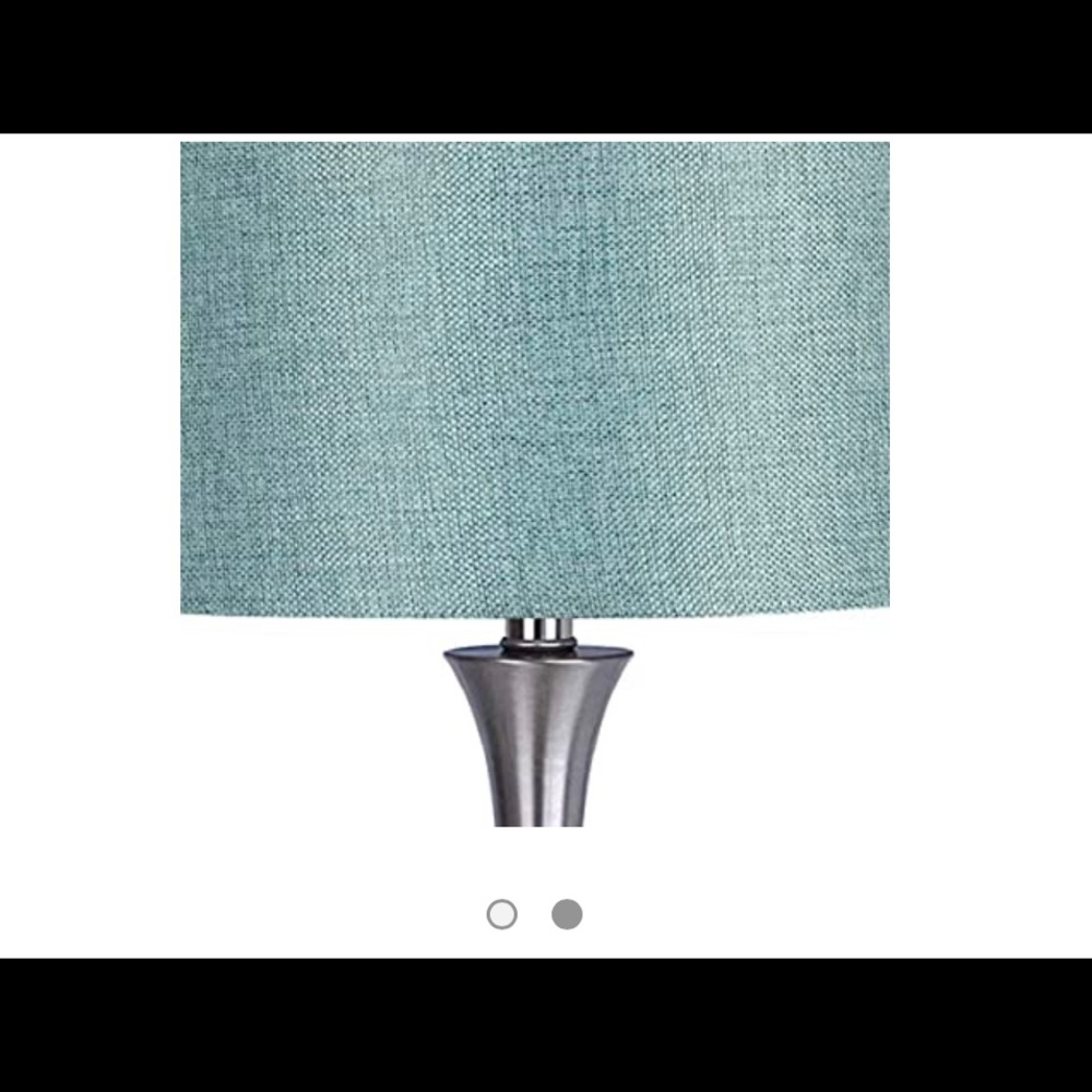 Turquoise Set Of Lamp Shades